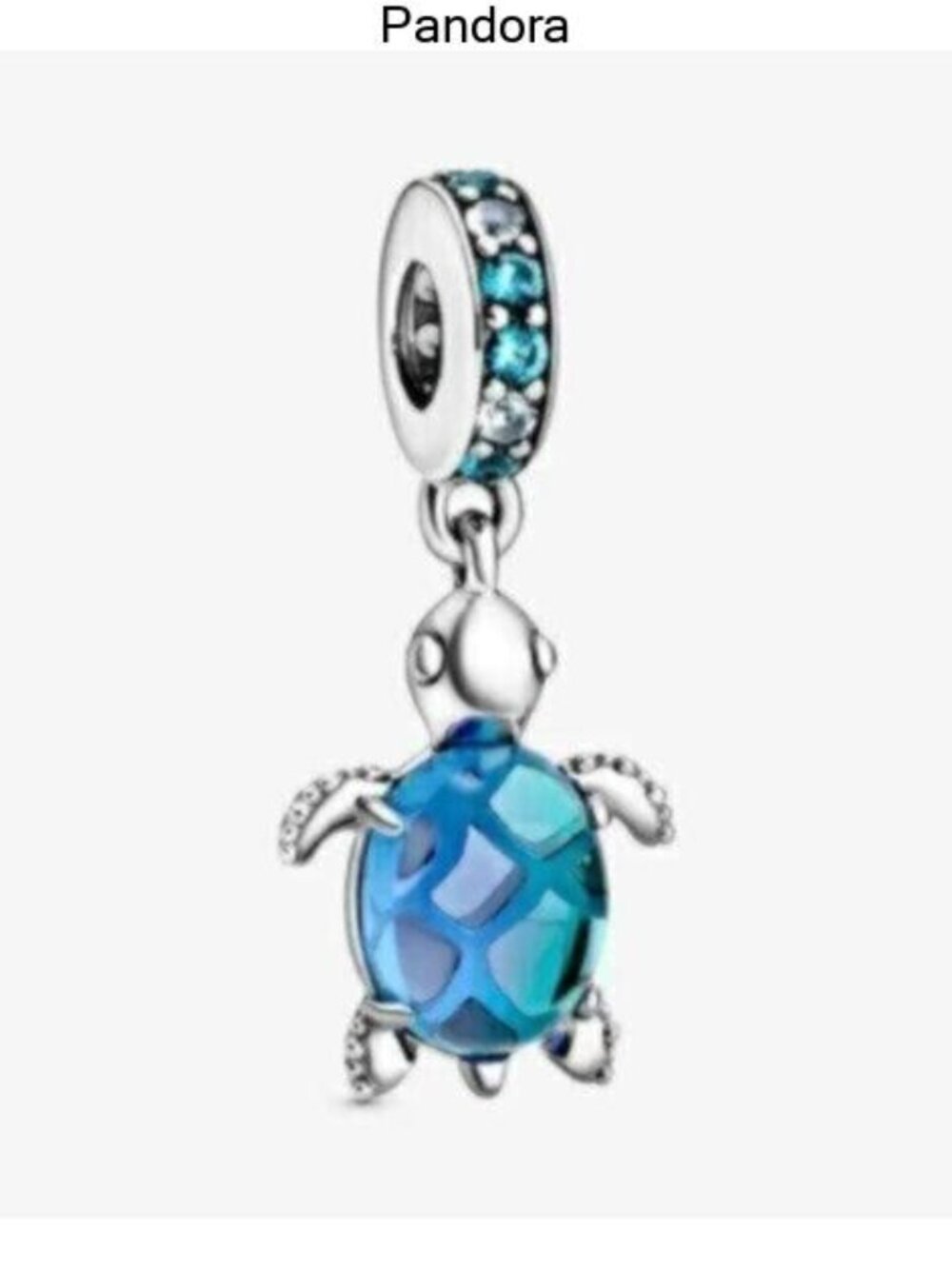Pandora Murano Glass Sea Turtle Dangle Charm
